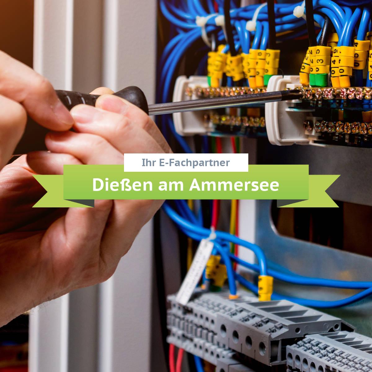 Beratung, Planung und Installation von bidirektionalen Ladelösungen in Dießen am Ammersee Mitarbeiter von einem Fachbetrieb in Dießen am Ammersee installiert eine bidirektionale Wallbox