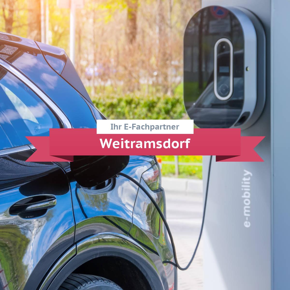 Beratung, Planung und Installation von bidirektionalen Ladelösungen in Weitramsdorf Mitarbeiter von einem Fachbetrieb in Weitramsdorf installiert eine bidirektionale Wallbox